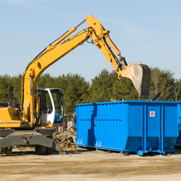 how does a residential dumpster rental service work in Albion OK